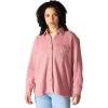 Carhartt Women’s Oversized-fit Heavyweight Waffle Knit Shirt(Rose Tint)