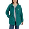 Carhartt Women’s Rain Defender Relaxed Fit Lightweight Coat(Shaded Spruce)