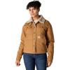 Carhartt Women’s Rugged Flex® Loose Fit Canvas Sherpa-Lined Jacket(Carhartt Brown)