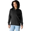 Carhartt Women’s TENCEL Fiber Series Relaxed Fit Half-Zip Sweatshirt(Black)