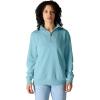 Carhartt Women’s TENCEL Fiber Series Relaxed Fit Half-Zip Sweatshirt(Dusted Aqua)