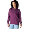 Carhartt Women’s TENCEL Fiber Series Relaxed Fit Half-Zip Sweatshirt(Gooseberry)