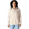Carhartt Women’s TENCEL Fiber Series Relaxed Fit Half-Zip Sweatshirt(Oat Milk)