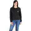 Carhartt Women’s Tencel Fiber Series Loose Fit Long-Sleeve Pocket T-Shirt(Black)