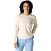 Carhartt Women’s Tencel Fiber Series Loose Fit Long-Sleeve Pocket T-Shirt(Oat Milk Heather)