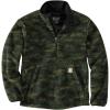 Carhartt mens Loose Fit Fleece Pullover(Mountain View Camo)