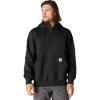 Carhartt mens Rain Defender Loose Fit Heavyweight Quarter-zip Sweatshirt(Black)