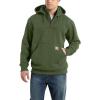 Carhartt mens Rain Defender Loose Fit Heavyweight Quarter-zip Sweatshirt(Chive)