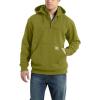 Carhartt mens Rain Defender Loose Fit Heavyweight Quarter-zip Sweatshirt(Dill Heather)