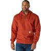 Carhartt mens Rain Defender Loose Fit Heavyweight Quarter-zip Sweatshirt(Spice Red)