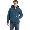 Carhartt mens Rain Defender Loose Fit Heavyweight Quarter-zip Sweatshirt(Storm Blue Heather)