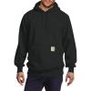 Carhartt mens Rain Defender Loose Fit Heavyweight Sweatshirt(Black)