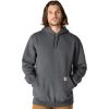 Carhartt mens Rain Defender Loose Fit Heavyweight Sweatshirt(Carbon Heather)
