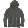 Carhartt mens Rain Defender Loose Fit Heavyweight Sweatshirt(Forestry Green)