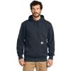 Carhartt mens Rain Defender Loose Fit Heavyweight Sweatshirt(New Navy)