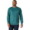 Carhartt mens Relaxed Fit Midweight Garment Dye French Terry Crewneck Pocket Sweatshirt(Greenstone)