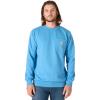 Carhartt mens Relaxed Fit Midweight Garment Dye French Terry Crewneck Pocket Sweatshirt(Horizon Blue)