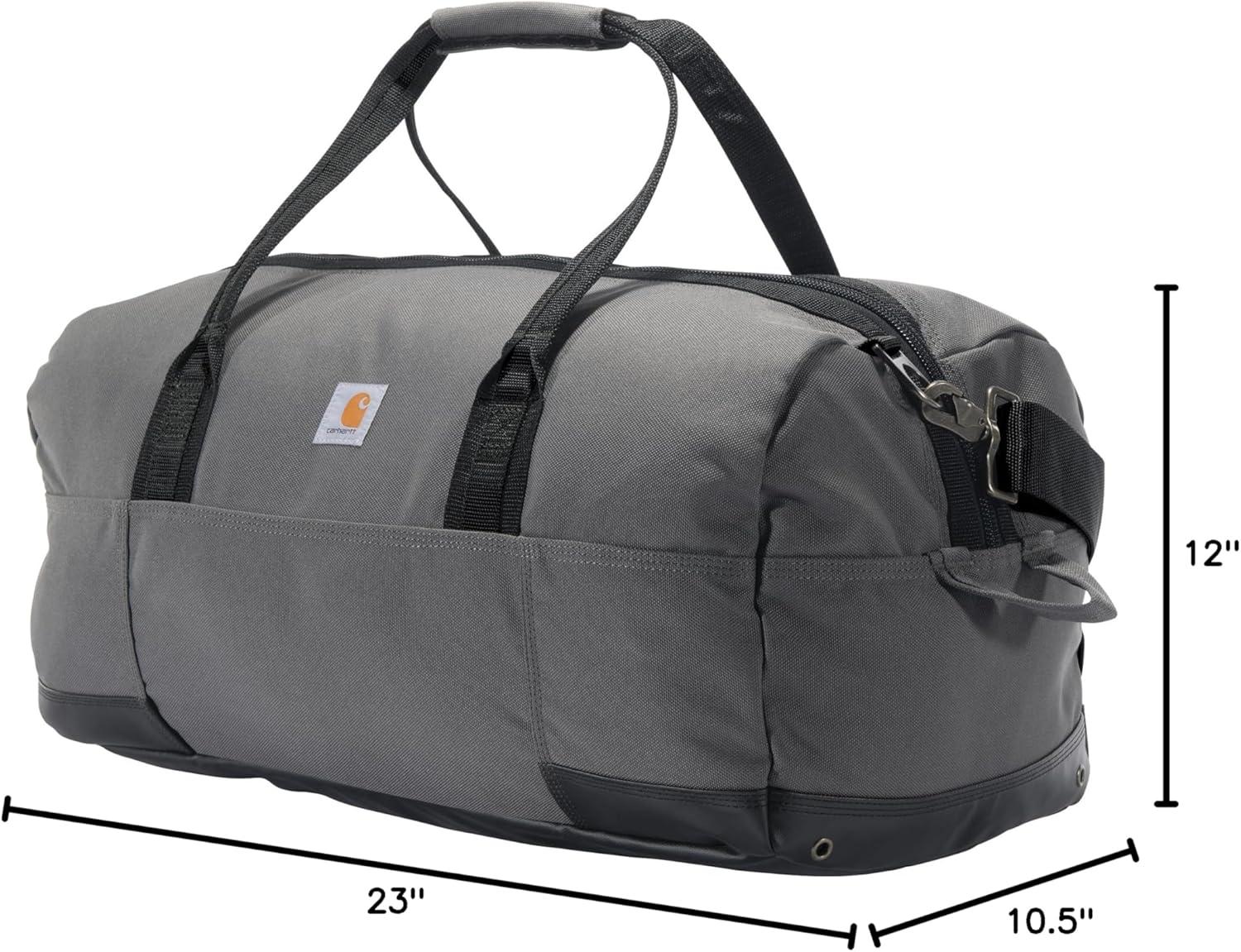 imageCarhartt Classic Duffels HeavyDuty Bag for Jobsite Gym and TravelGravel