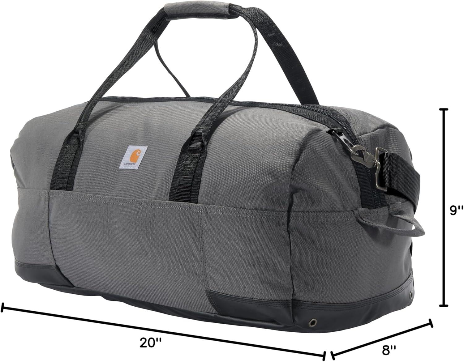 imageCarhartt Classic Duffels HeavyDuty Bag for Jobsite Gym and TravelGravel