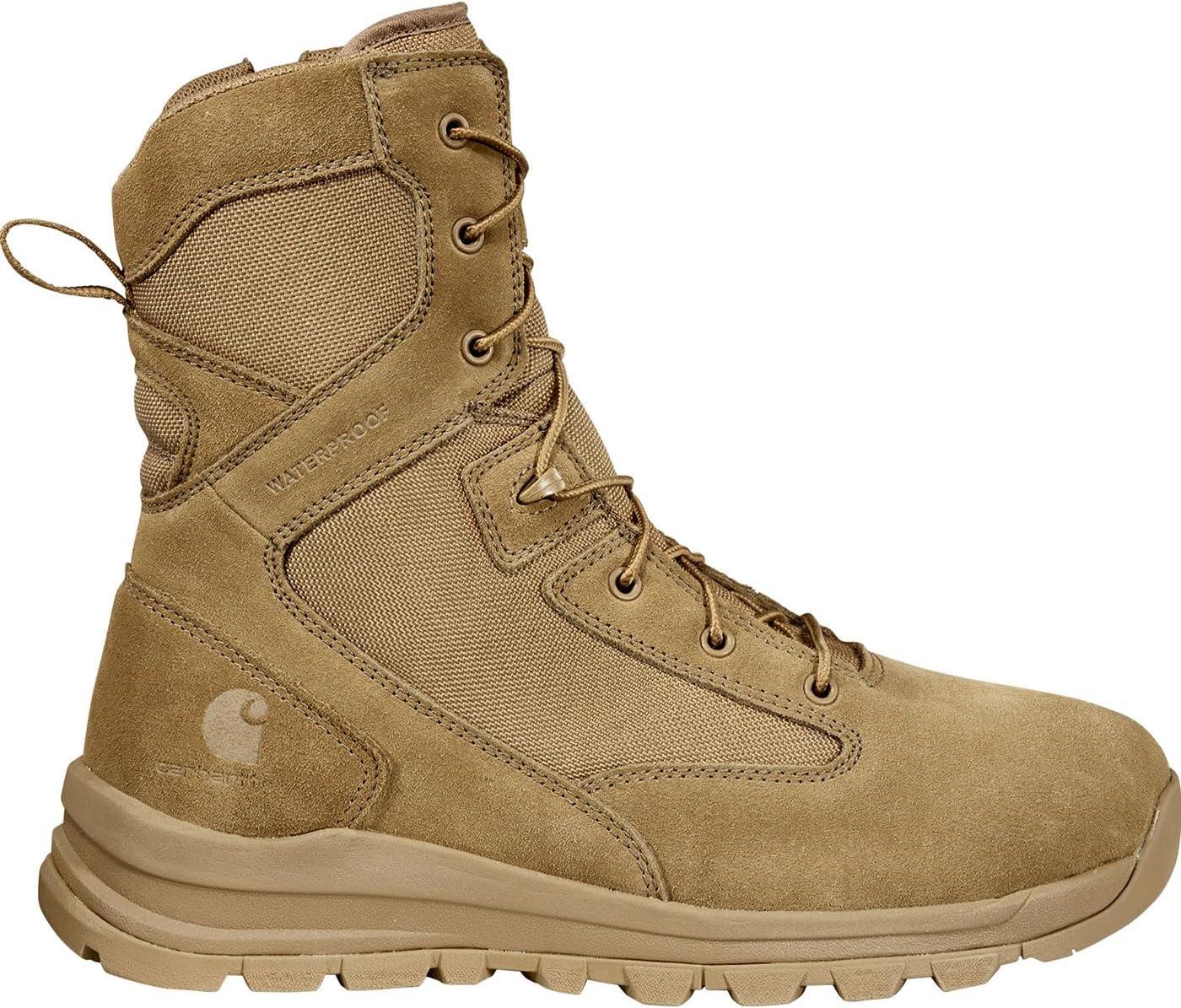 imageCarhartt Footwear FH8021M Gilmore Waterproof 8Inch Side Zip BootCoyote
