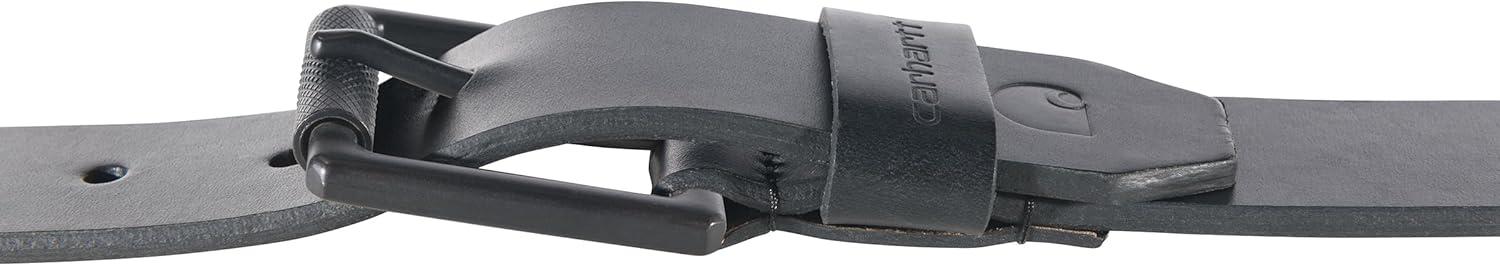 imageCarhartt Mens A0005562 Bridle Leather Roller Buckle BeltBlackBlack Buckle