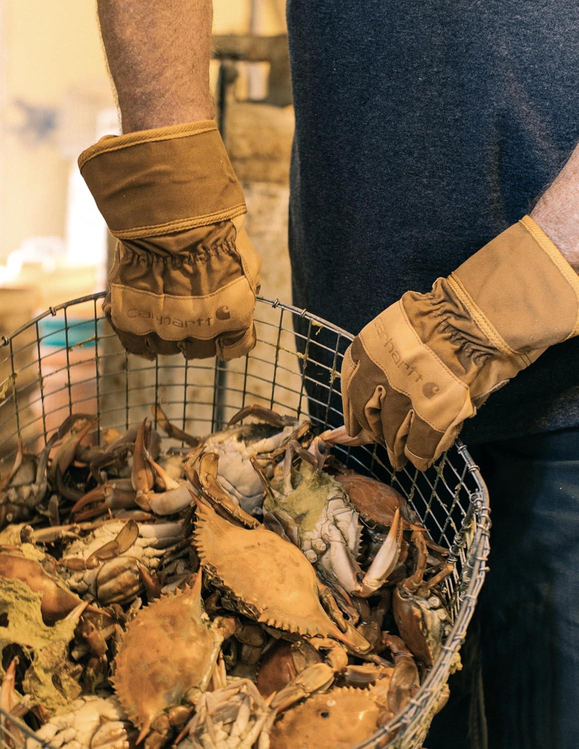 imageCarhartt Mens A518 System 5 Safety Cuff Work GloveBrown