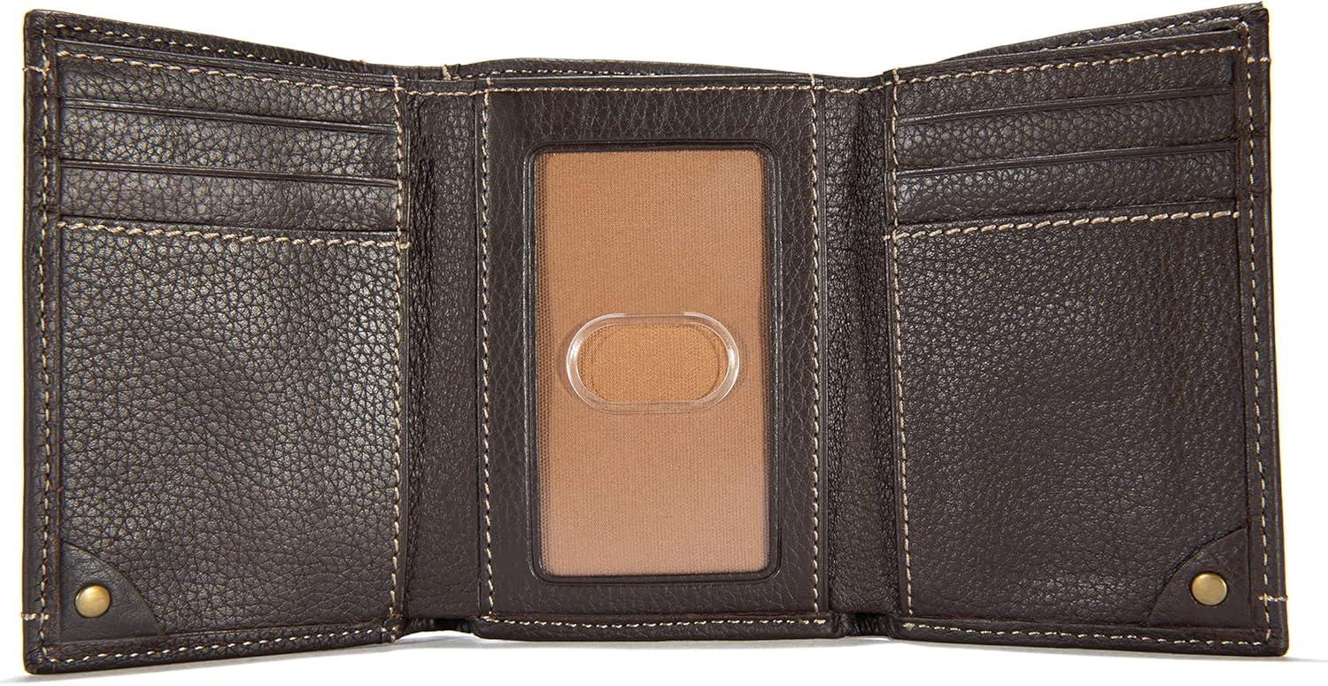 imageCarhartt Mens B0000209 Nubuck Trifold WalletBrown Trifold