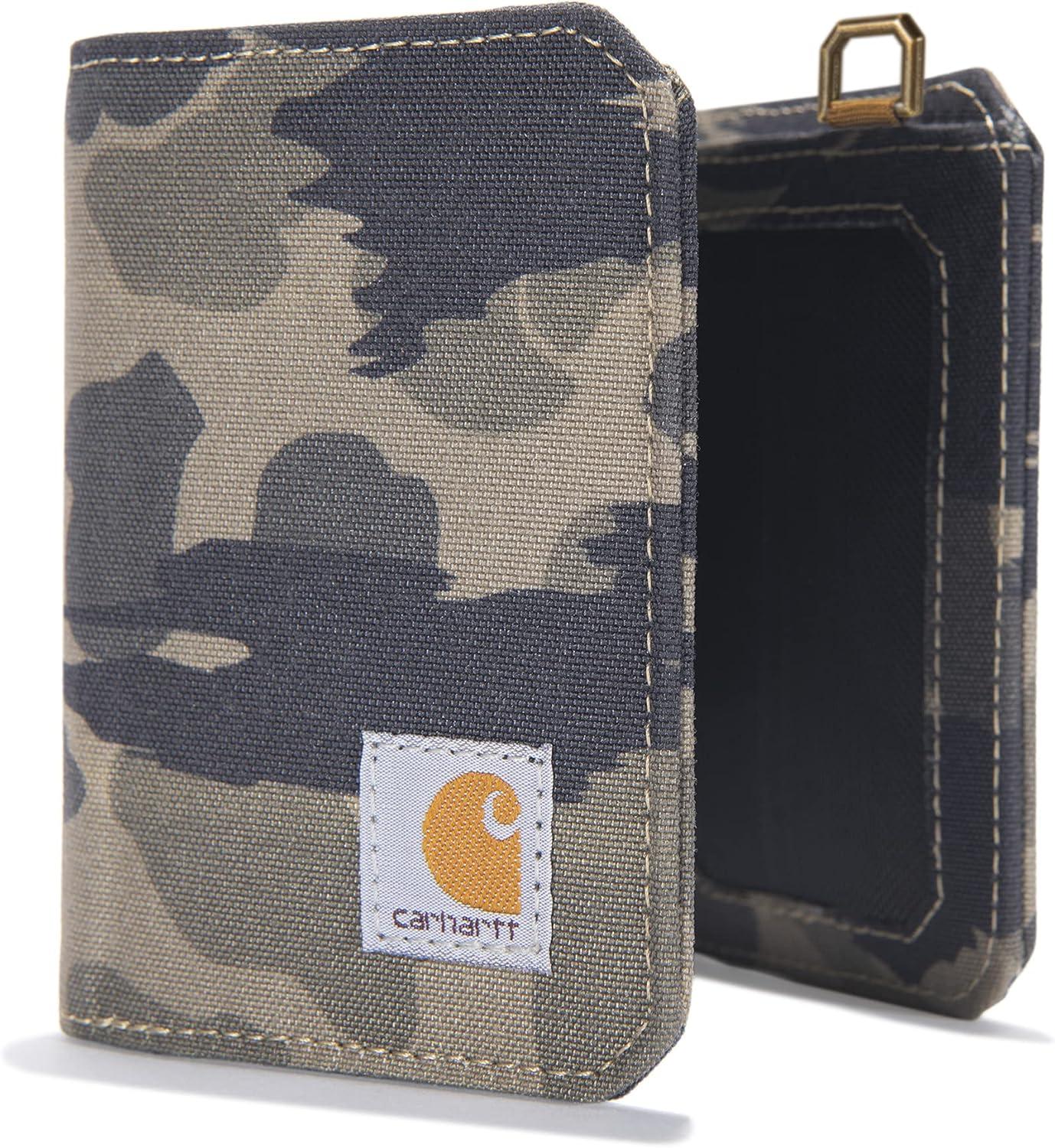 imageCarhartt Mens B0000236 Nylon Duck Trifold Wallet One Size Fits AllNylon Duck Blind Duck Camo