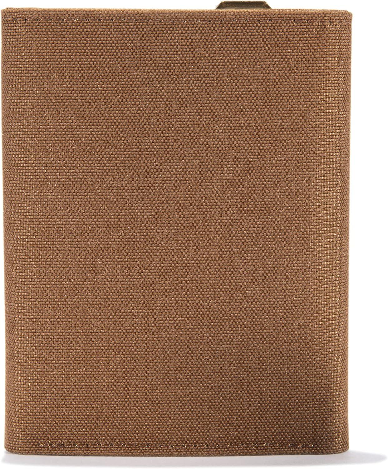 imageCarhartt Mens B0000236 Nylon Duck Trifold Wallet One Size Fits AllNylon Duck Carhartt Brown