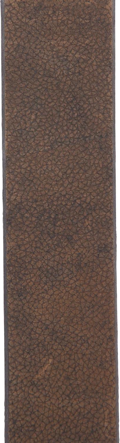 imageCarhartt Mens Durable Full Grain Saddle Leather Classic Belts WRugged Antique Nickle HardwareDark Brown