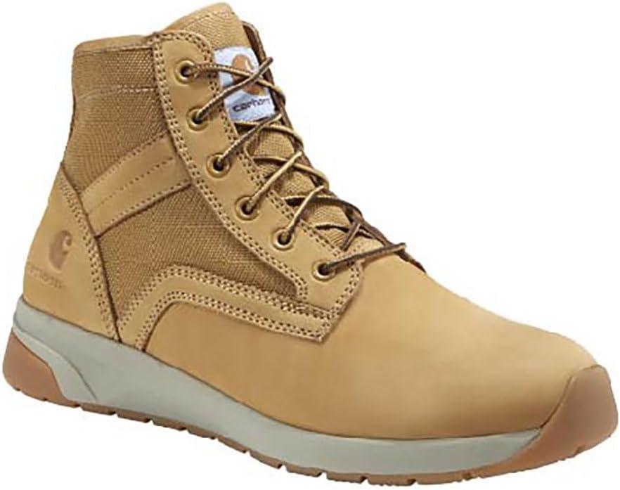 imageCarhartt Mens Force Lightweight Sneaker Boot Military and TacticalWheat Nubuck