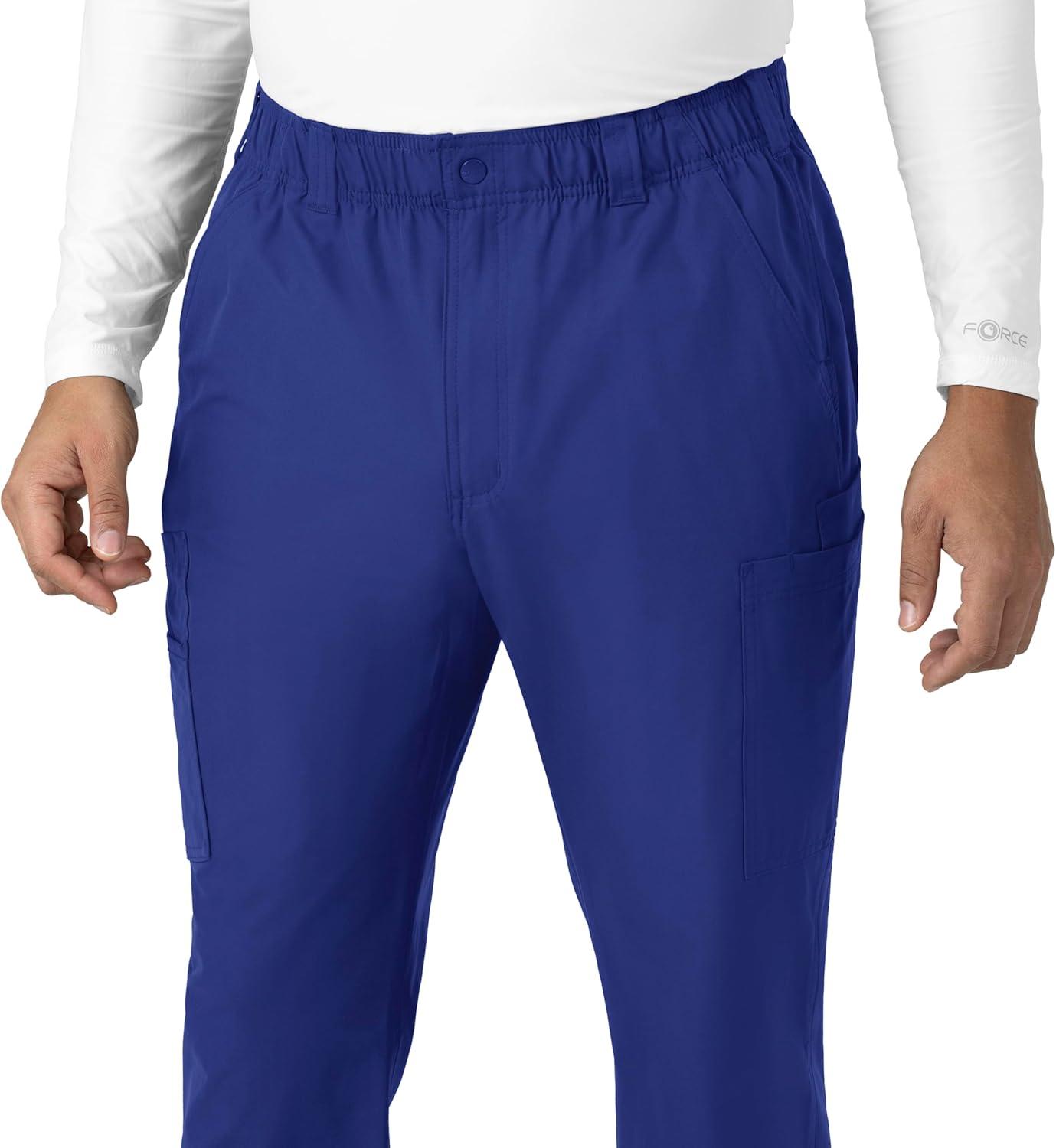 imageCarhartt Mens Force Modern Fit Leg Cargo Scrub PantGalaxy Blue