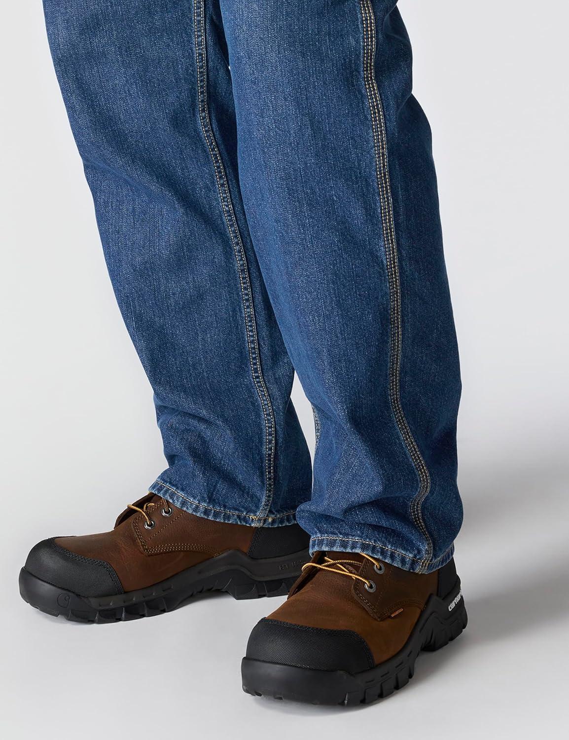 imageCarhartt Mens Fr Loose Straight Denim DungareeAlder