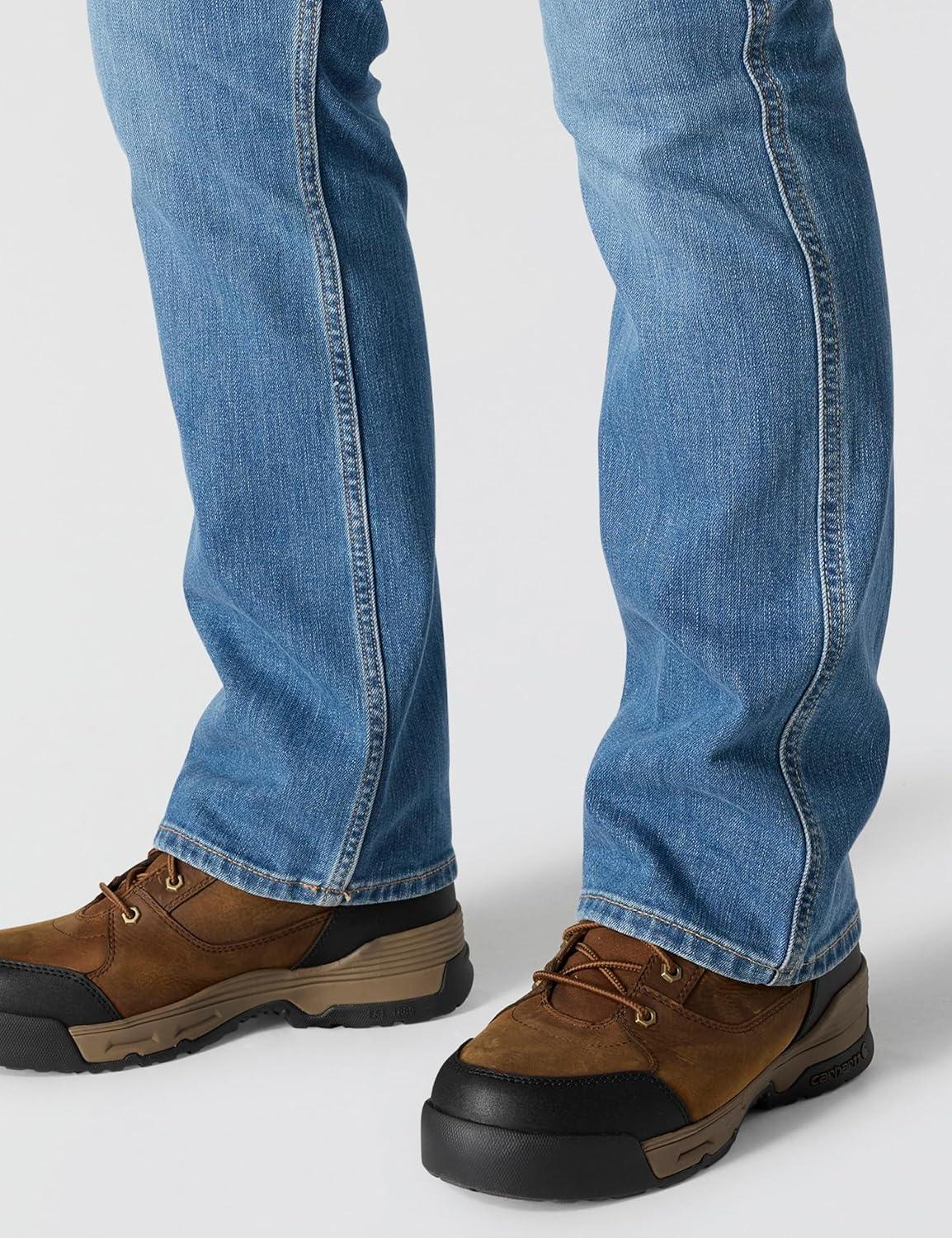 imageCarhartt Mens Fr Relaxed Bootcut Rugged Flex JeanBroadwater