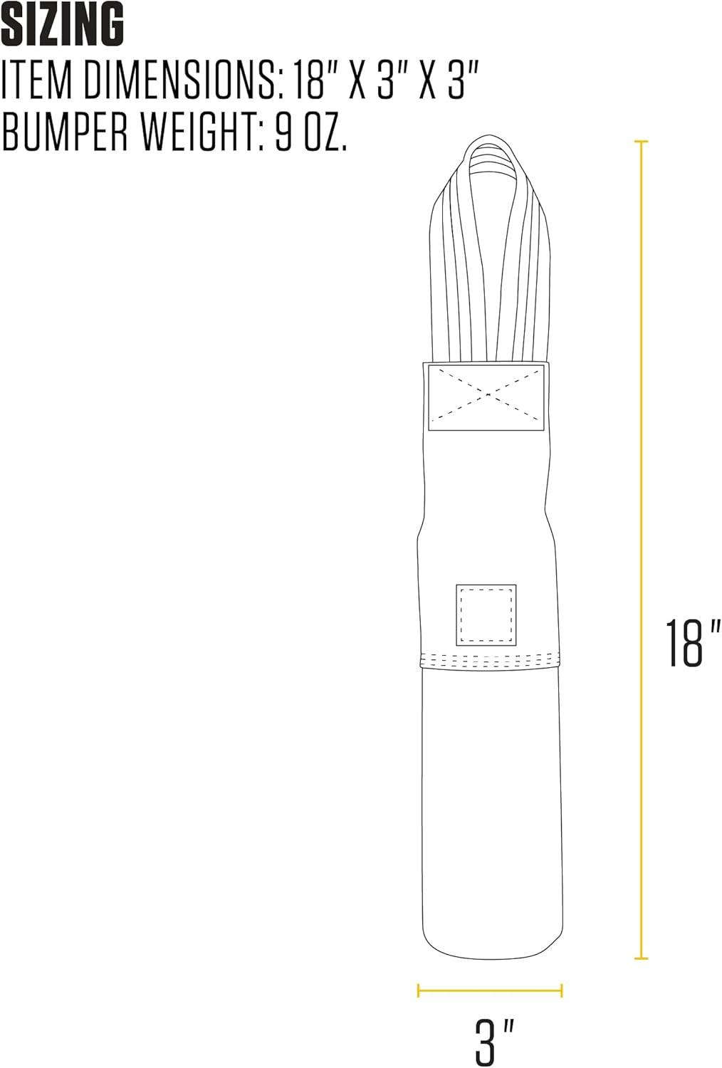 imageCarhartt Pet Training Tool Dog Retrieving Bumper Rugged Nylon Duck Canvas Training Bumper Designed for Retrieval Training Hunter OrangeHunter Orange