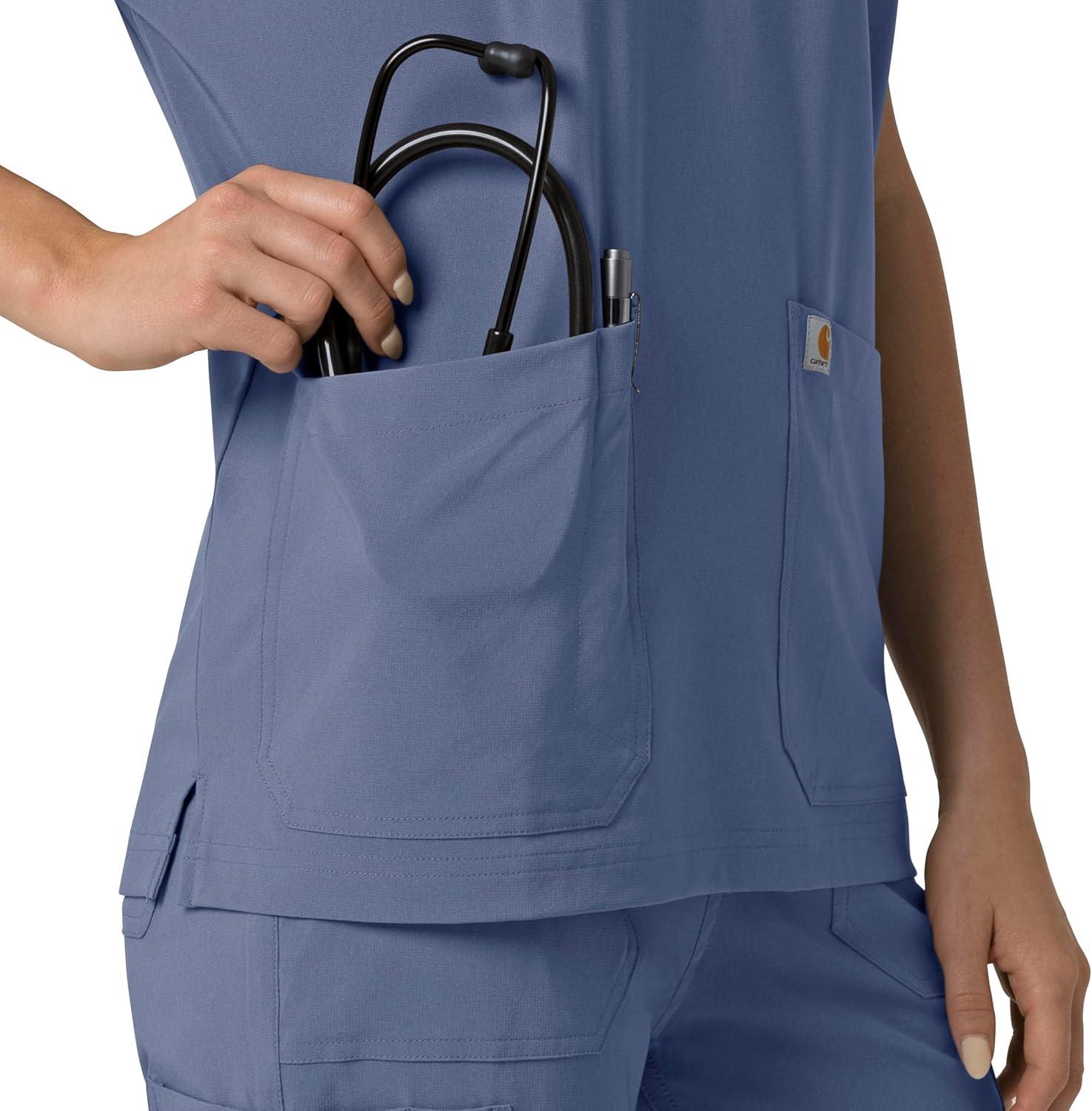 imageCarhartt Scrubs C13110 Womens Force CrossFlex Modern Fit Oversized VRiverside