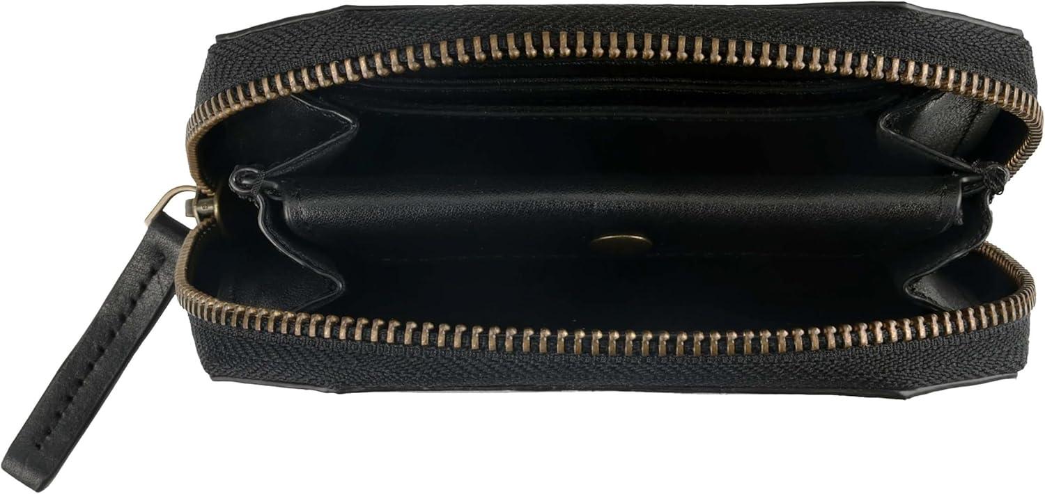 imageCarhartt Womens Casual Full Grain Leather Wallets Multiple Card and Cash Compartments for Easy AccessBlack