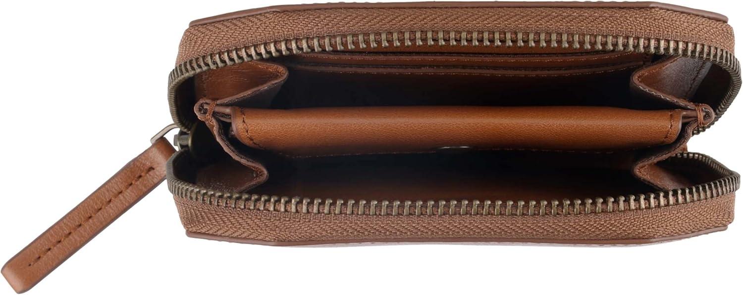 imageCarhartt Womens Casual Full Grain Leather Wallets Multiple Card and Cash Compartments for Easy AccessBrown