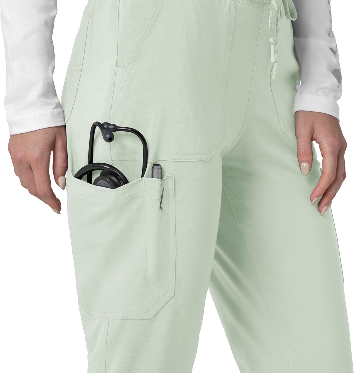 imageCarhartt Womens Force CrossFlex Modern Fit Cargo Jogger Scrub PantsBig Sky