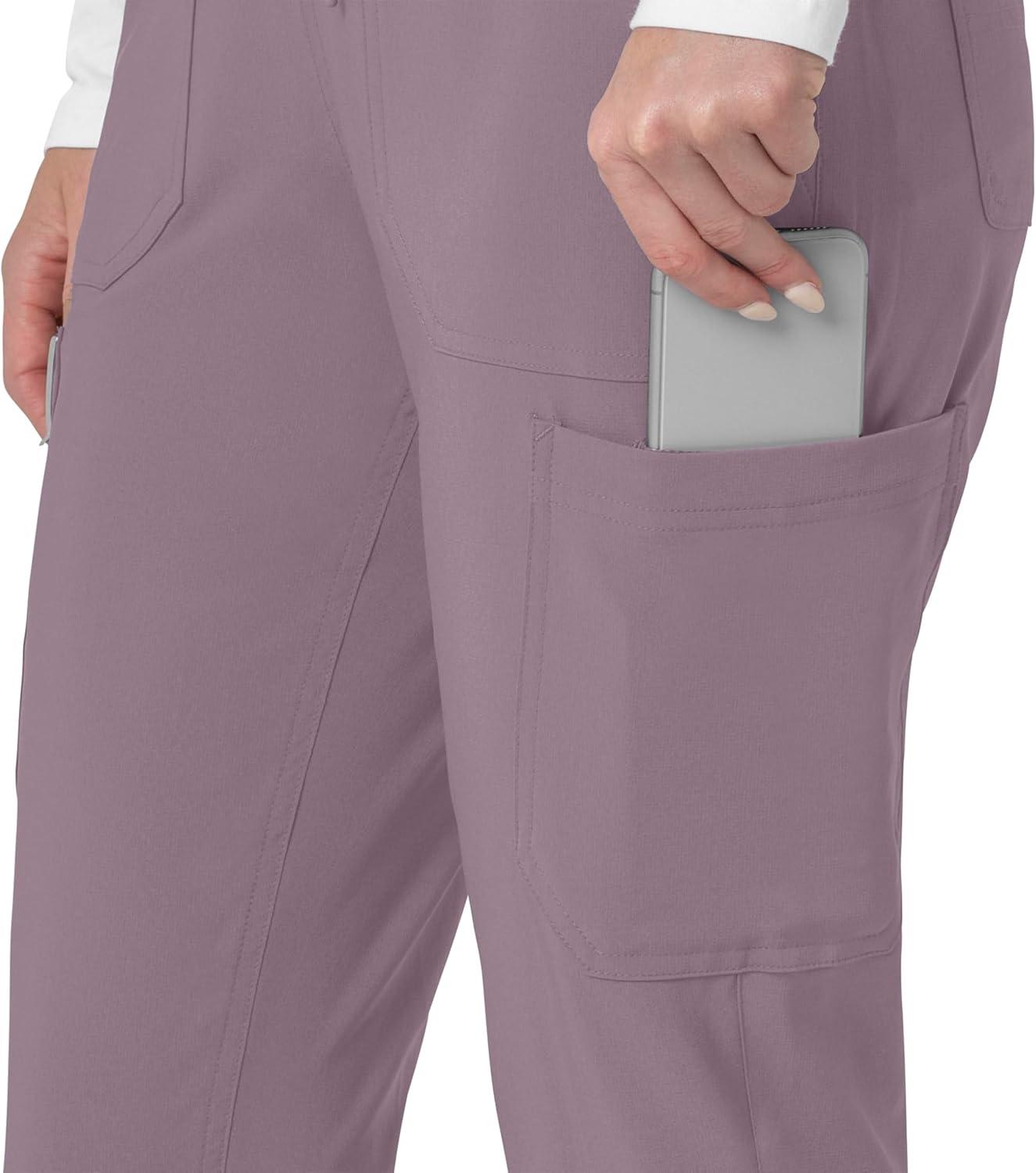 imageCarhartt Womens Force CrossFlex Modern Fit Cargo Jogger Scrub PantsLavender Mist