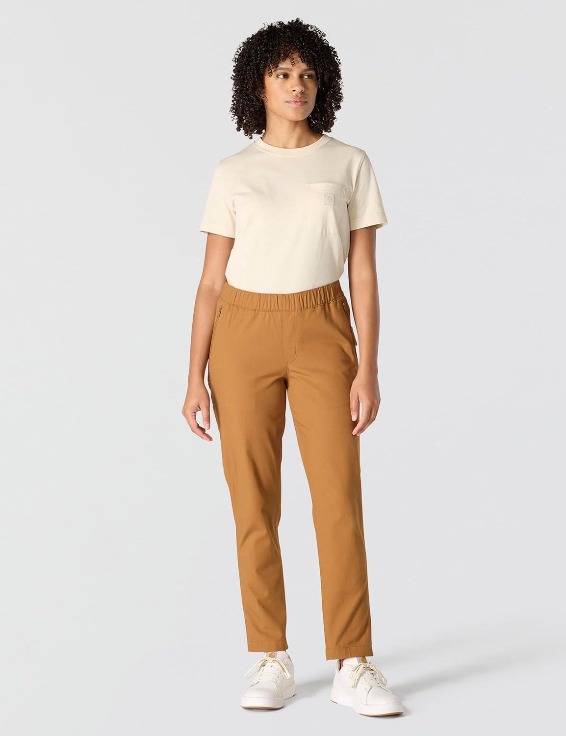 imageCarhartt Womens Force Relaxed Fit Ripstop Work PantCarhartt Brown