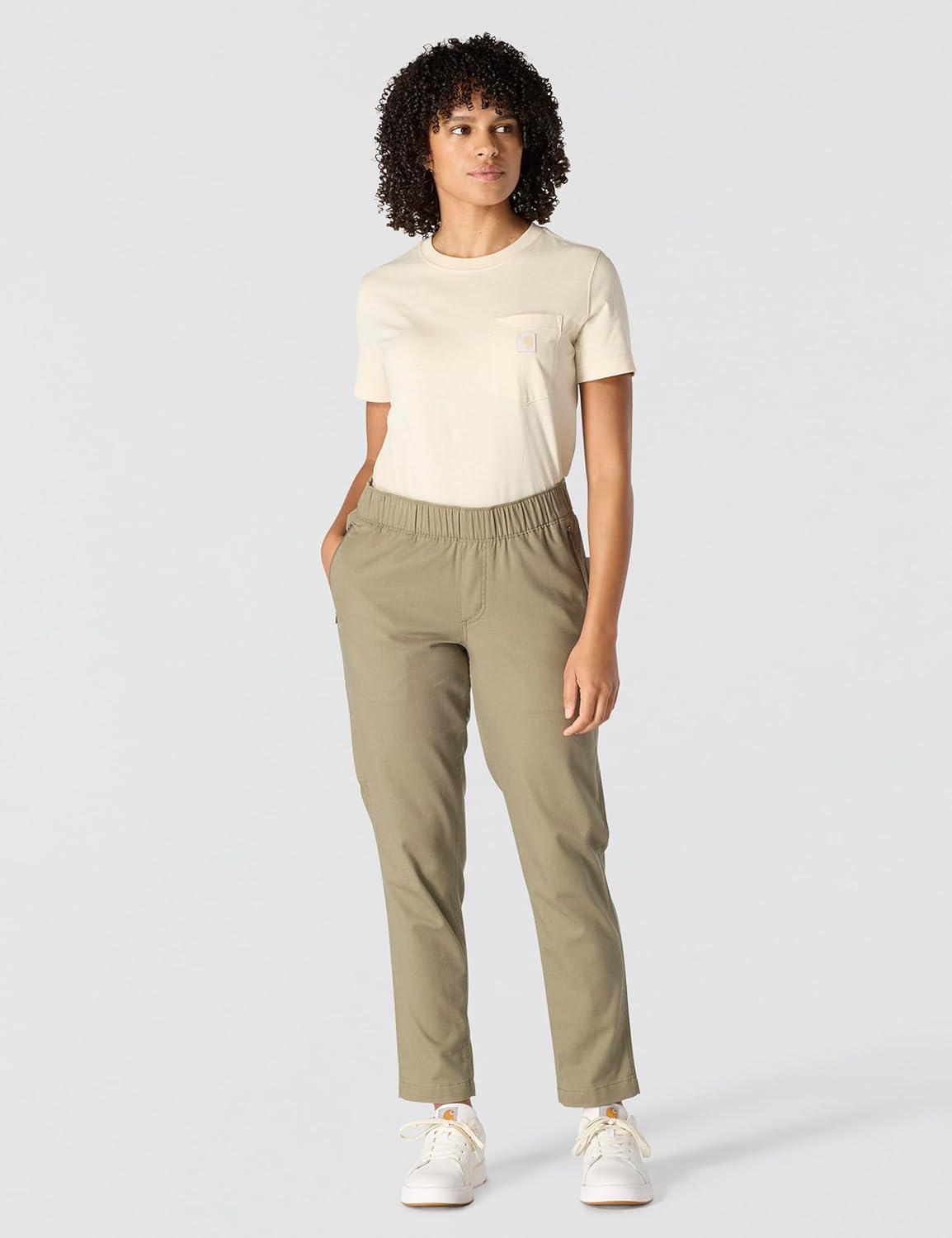 imageCarhartt Womens Force Relaxed Fit Ripstop Work PantDusty Olive