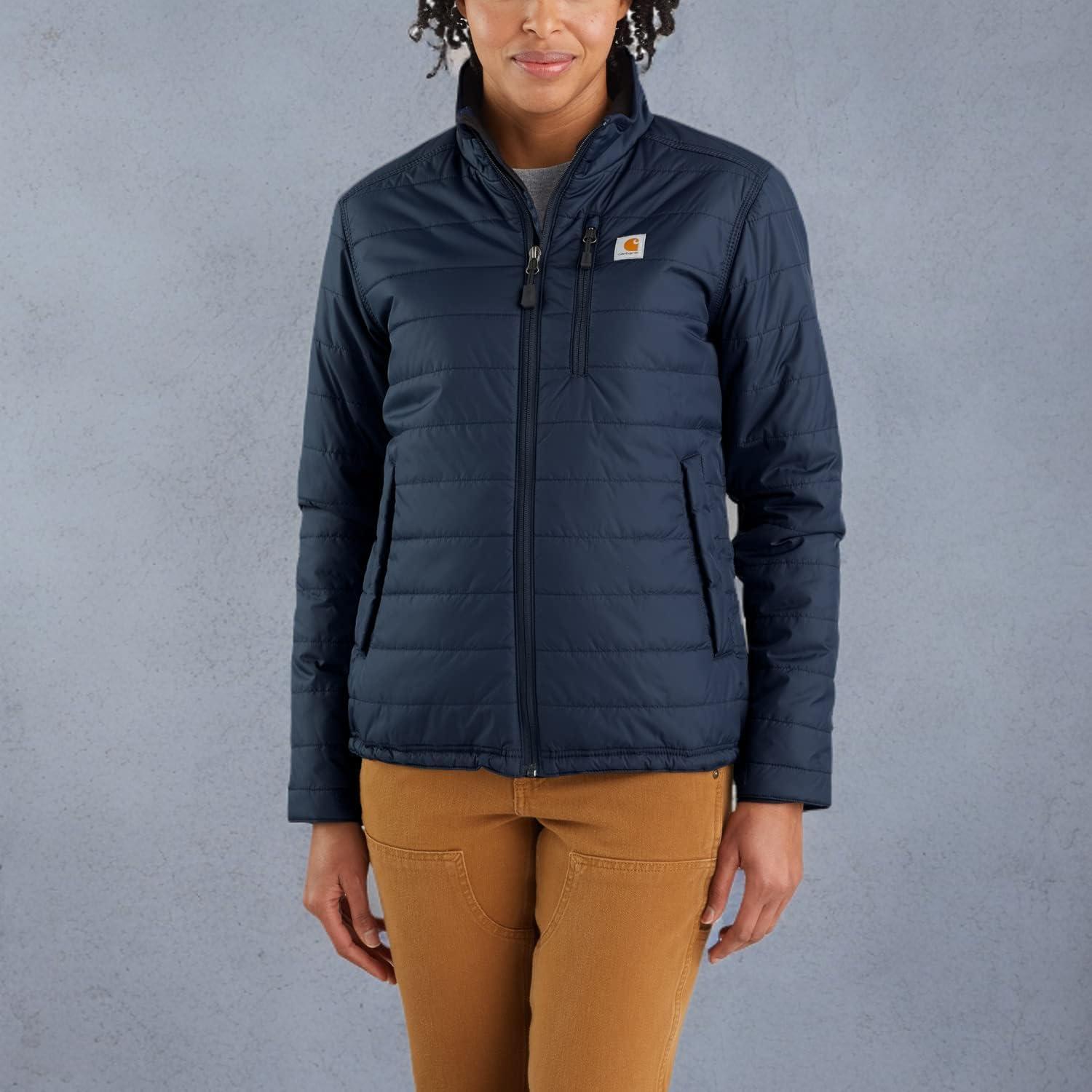 imageCarhartt Womens Rain Defender Relaxed Fit Lightweight Insulated JacketNavy