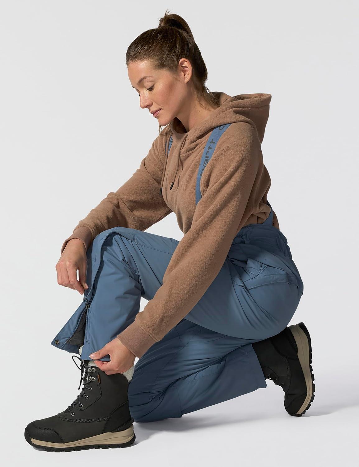 imageCarhartt Womens Storm Defender Insulated Bib OverallLight Faded Navy