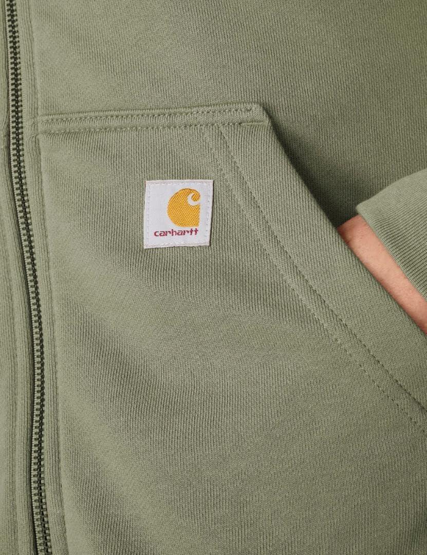 imageCarhartt Womens TENCEL Fiber Series Loose Fit FullZip SweatshirtAvery Fern