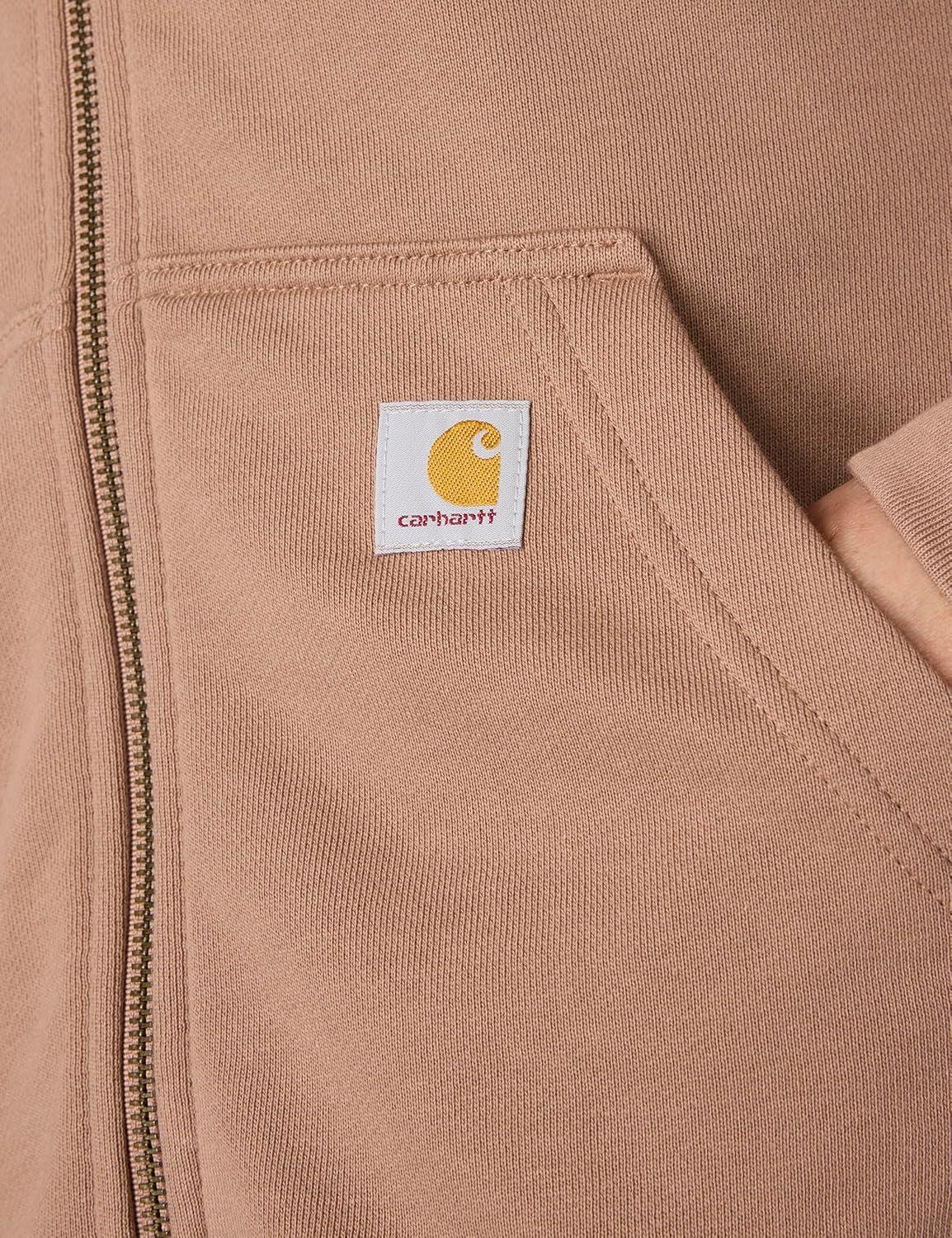 imageCarhartt Womens TENCEL Fiber Series Loose Fit FullZip SweatshirtSoft Sepia