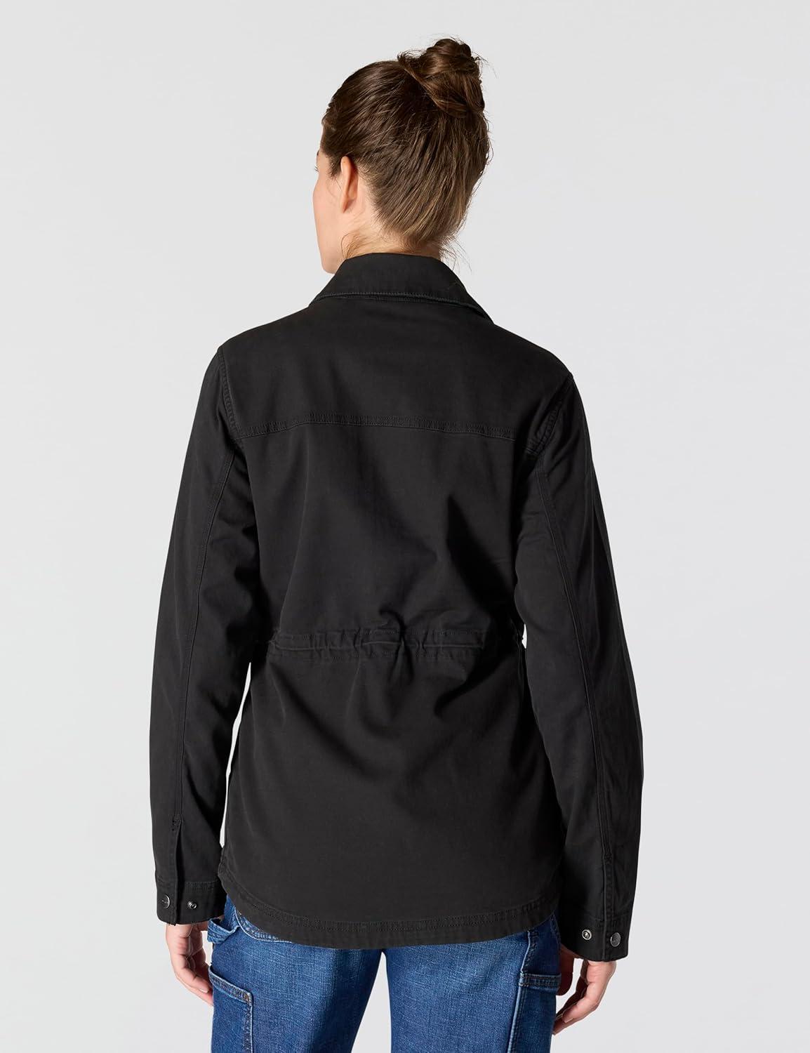 imageCarhartt Womens TENCEL Fiber Series Relaxed Fit Canvas Coat Black Medium