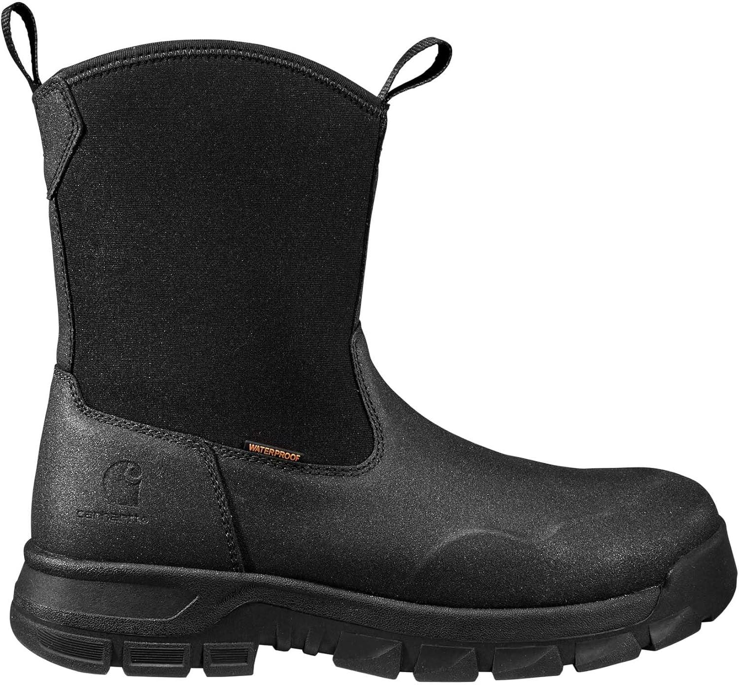 imageCarhartt mens Kentwood Waterproof 9quot Steel Toe WellingtonBlack