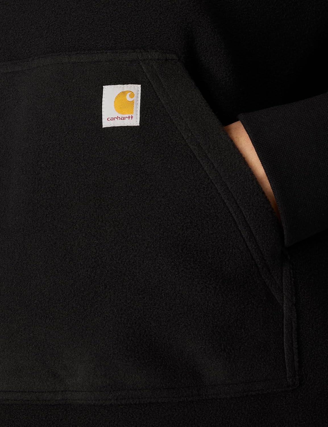 imageCarhartt womens Force Oversizedfit Fleece Hooded SweatshirtBlack