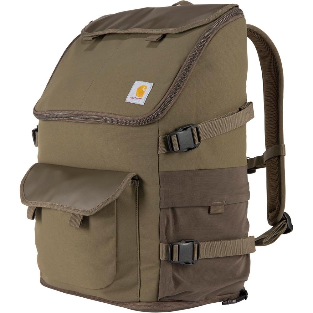 imageCarhartt 35L Nylon Workday Backpack Durable WaterResistant Pack with 15quot Laptop Sleeve and Adjustable Shoulder Straps BlackTarmac